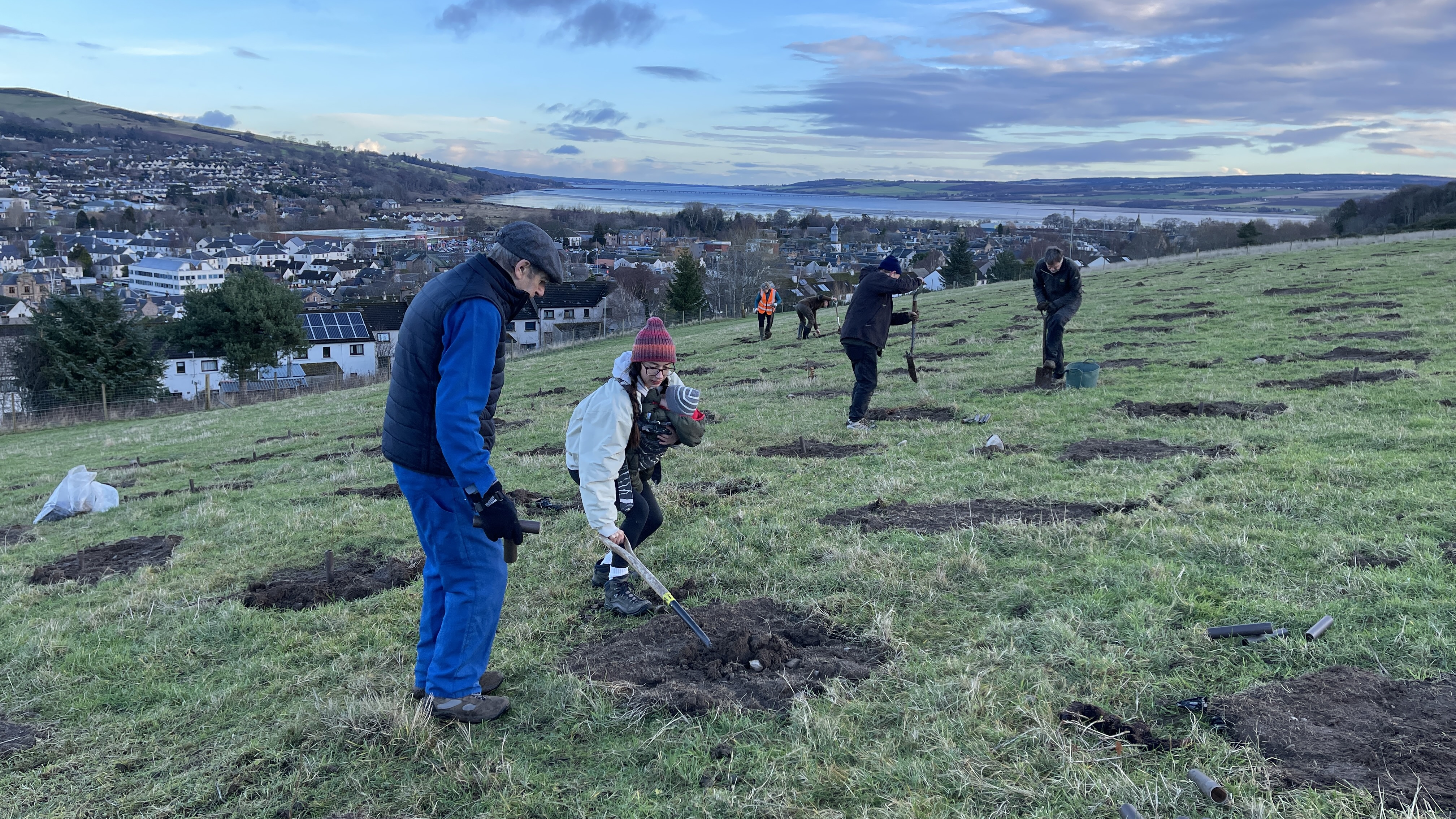 First trees planted in Dingwall woodland