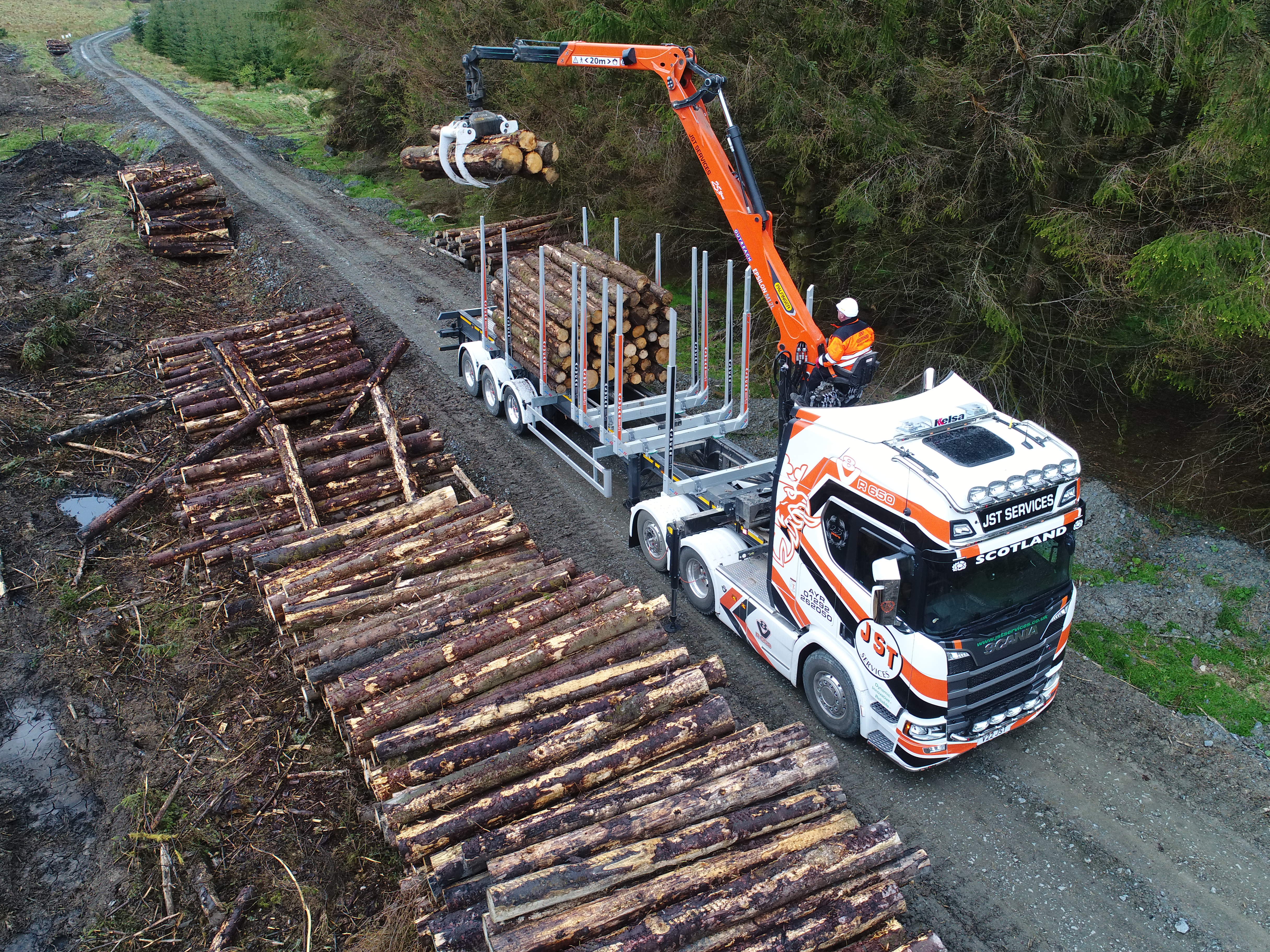 Timber transport boost for Scotland