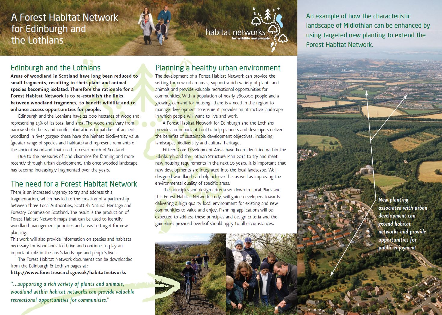 A Forest Habitat Network for Edinburgh and Lothians